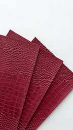 Croco édition - Burgundy