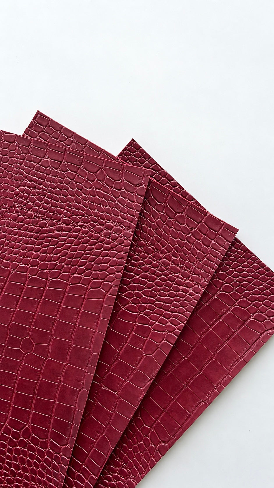 Croco édition - Burgundy