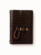 Croco édition souple - Dark brown