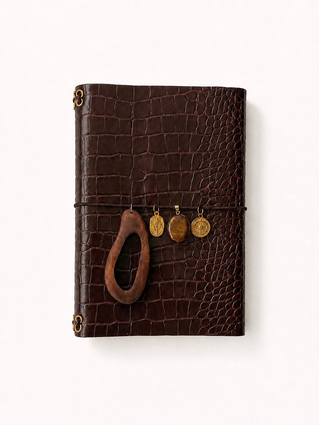 Croco édition souple - Dark brown