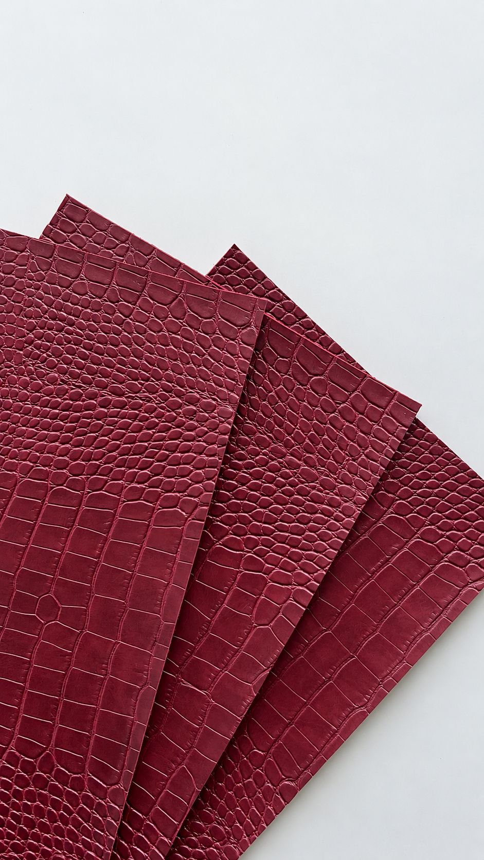 Croco édition - Burgundy